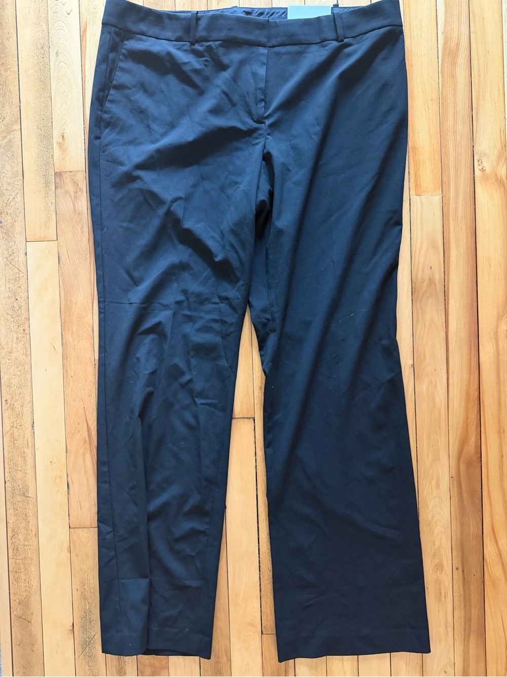 Ann Taylor “the trouser” Classic Black Straight-Leg Dress Pants NWT